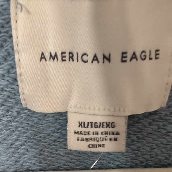American Eagle Outfitters Sky Blue Scoop Neck Sweater - Picture 2 of 7